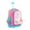 Mochila Con Rodos Chenson Happy Girl Paris