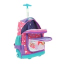 Mochila Con Rodos Chenson Happy Girl Paris