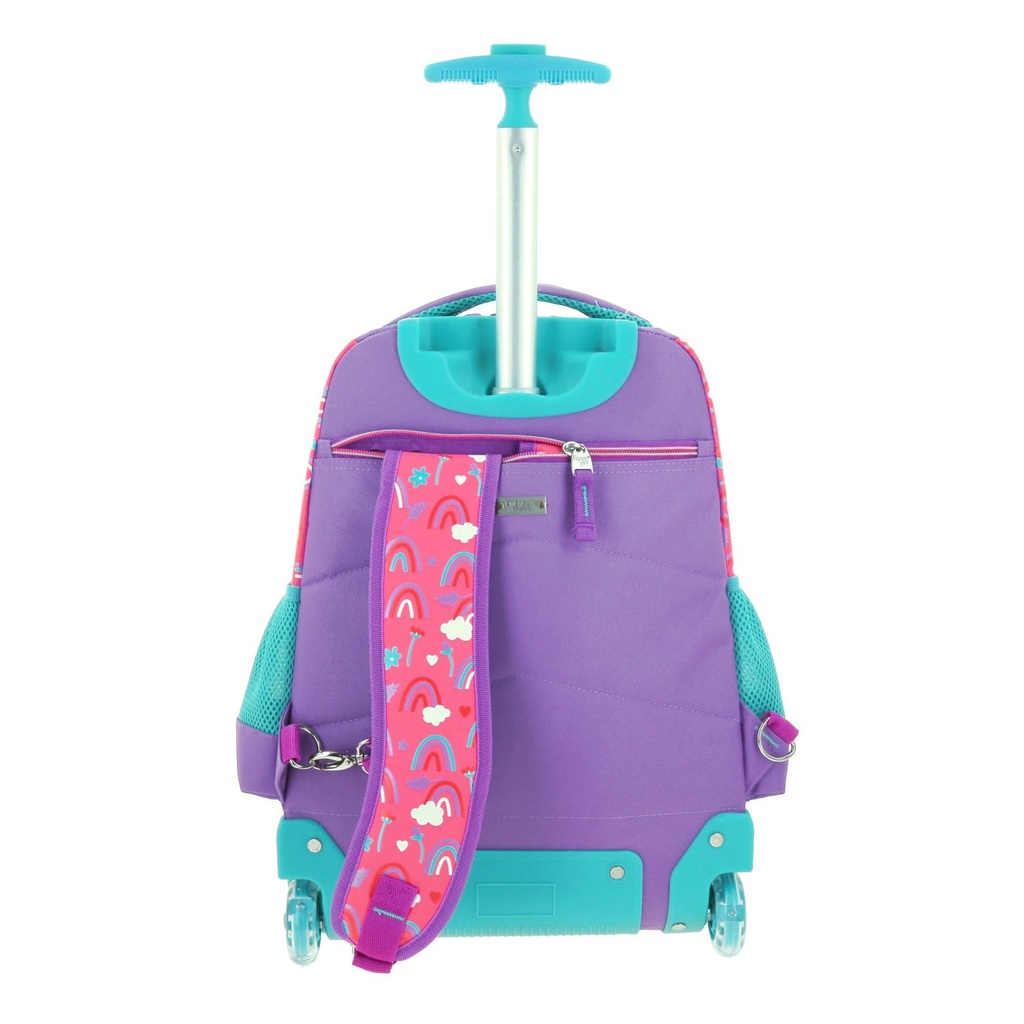 Mochila Con Rodos Chenson Happy Girl Paris