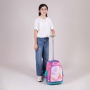 Mochila Con Rodos Chenson Happy Girl Paris