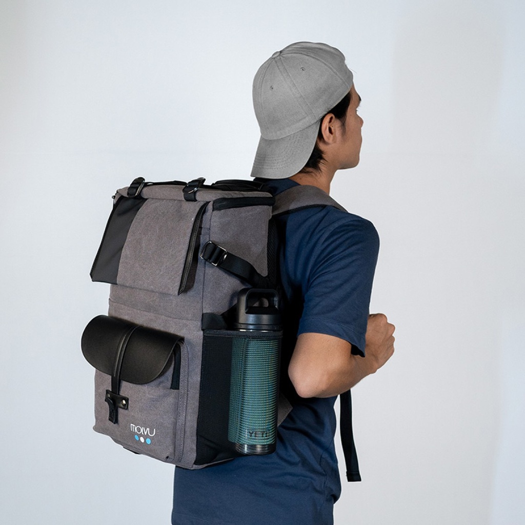 MOCHILA MOLVU STUDIO 2 GRIS