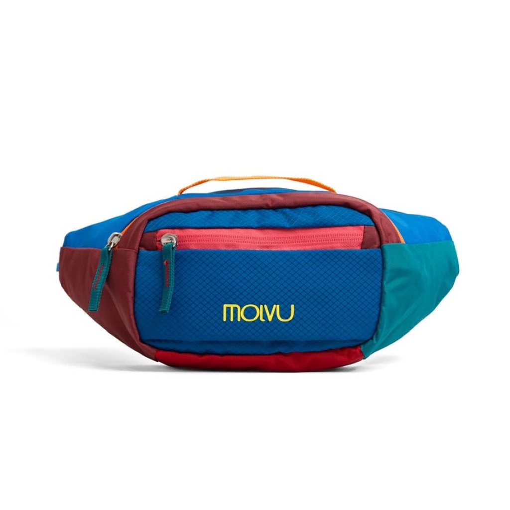 CANGURERITA MOLVU VERDE CON AZUL