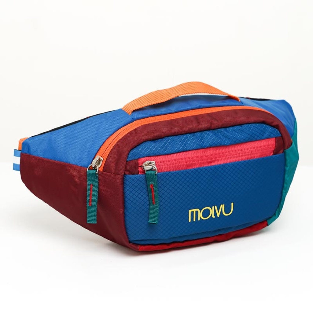 CANGURERITA MOLVU VERDE CON AZUL