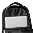 MOCHILA DE ESPALDA NEGRA 19"