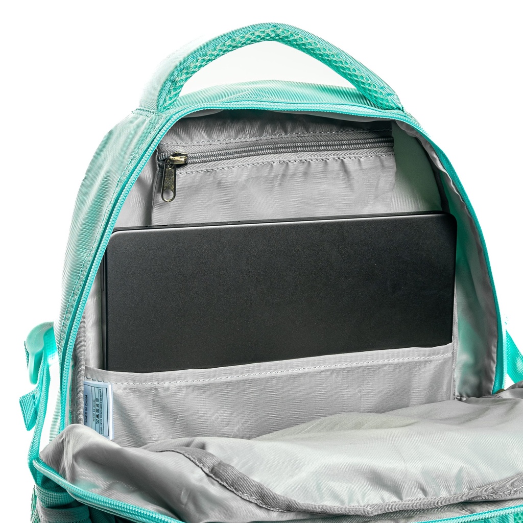 MOCHILA DE ESPALDA TURQUESA 17" 