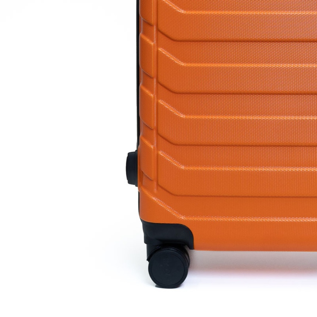 SET NARANJA DE MALETAS MOLVU RIGIDAS