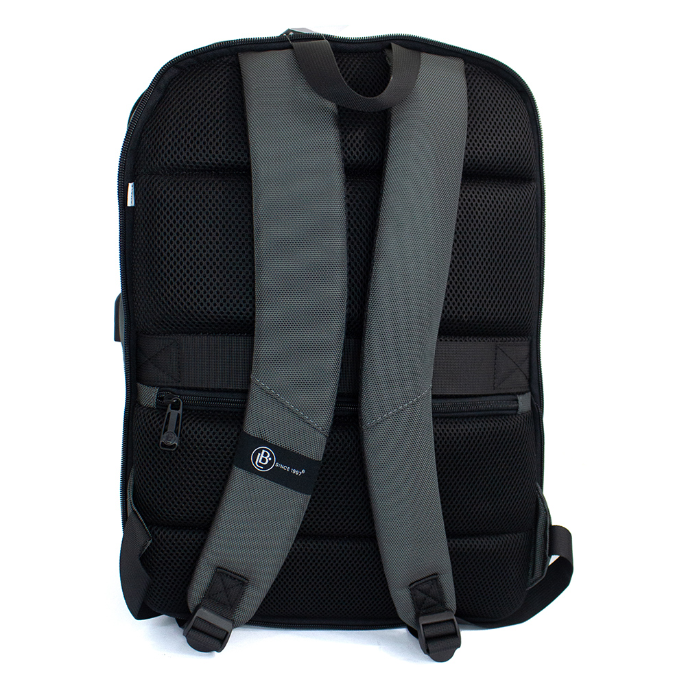 MOCHILA DE ESPALDA EXPANDIBLE GRIS