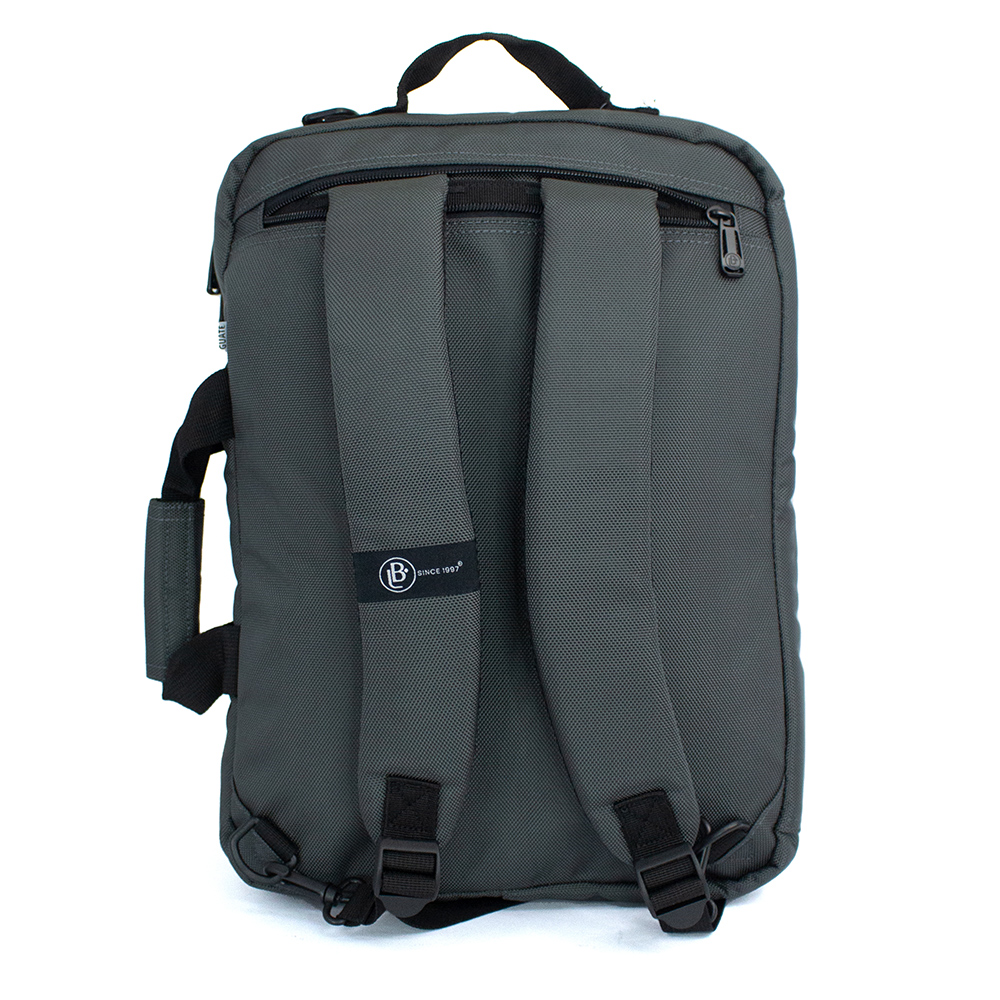 PORTAFOLIO TIPO MOCHILA GRIS