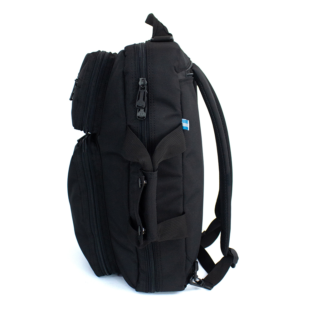 PORTAFOLIO TIPO MOCHILA NEGRA