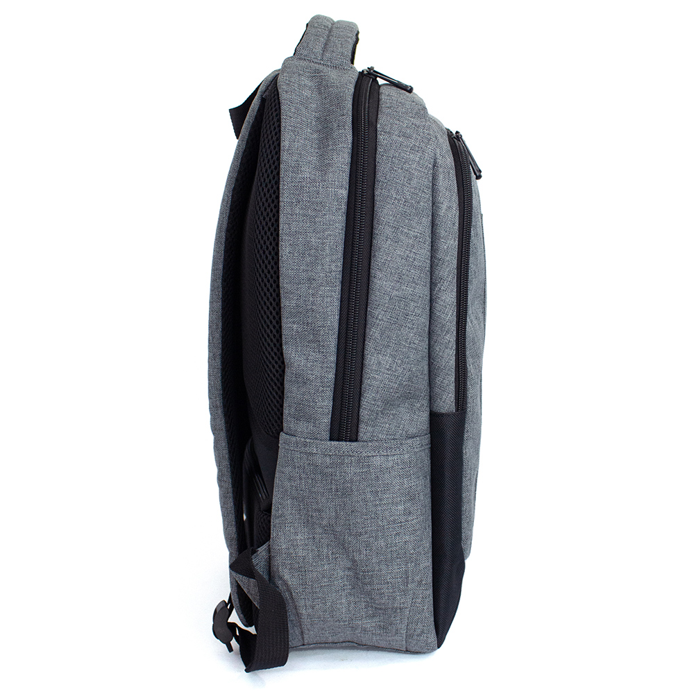 MOCHILA DE ESPALDA GRIS
