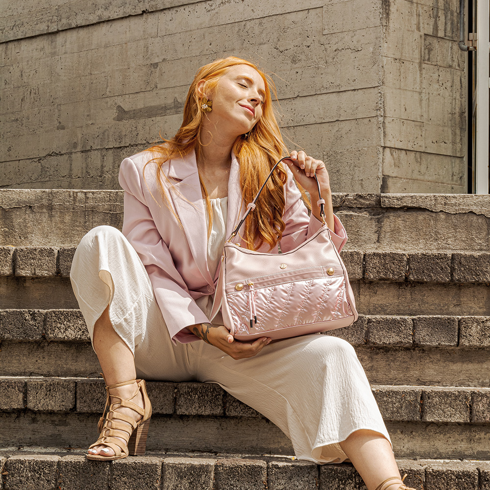 
Bolso LB Tipo Satchel Leda Nude