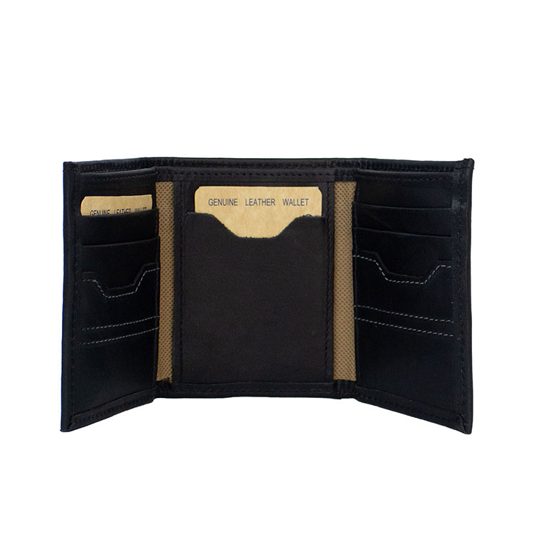 Billetera LB Triple Para Hombre Eden Negro