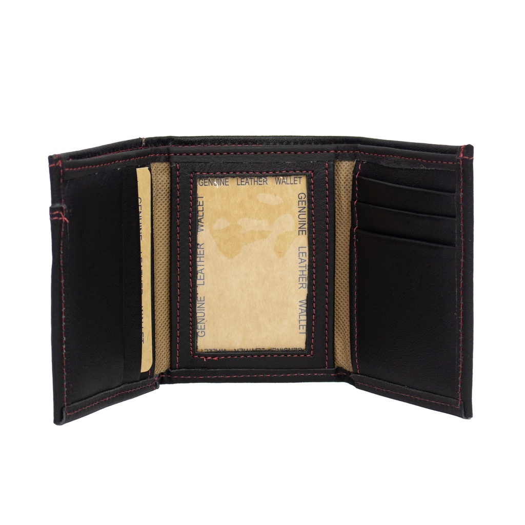 Billetera LB Triple Para Hombre Kabei Negro
