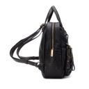Bolso Refresh Tipo Mochila Rolo Negro
