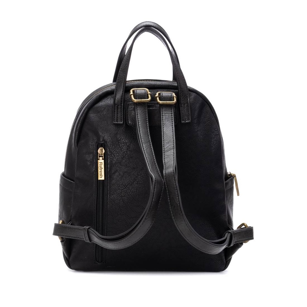 Bolso Refresh Tipo Mochila Rolo Negro