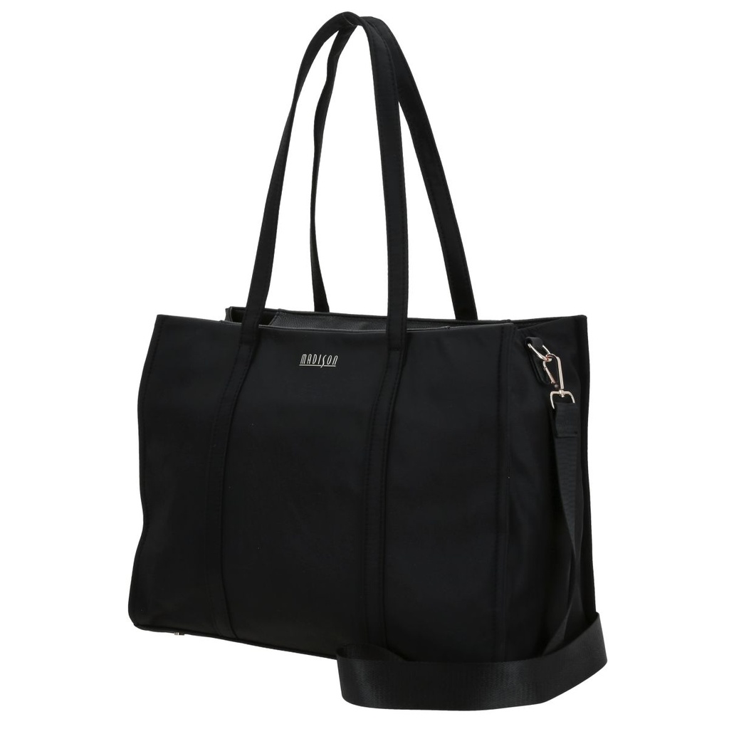 Bolso Tipo Tote Negro Madison Athziry