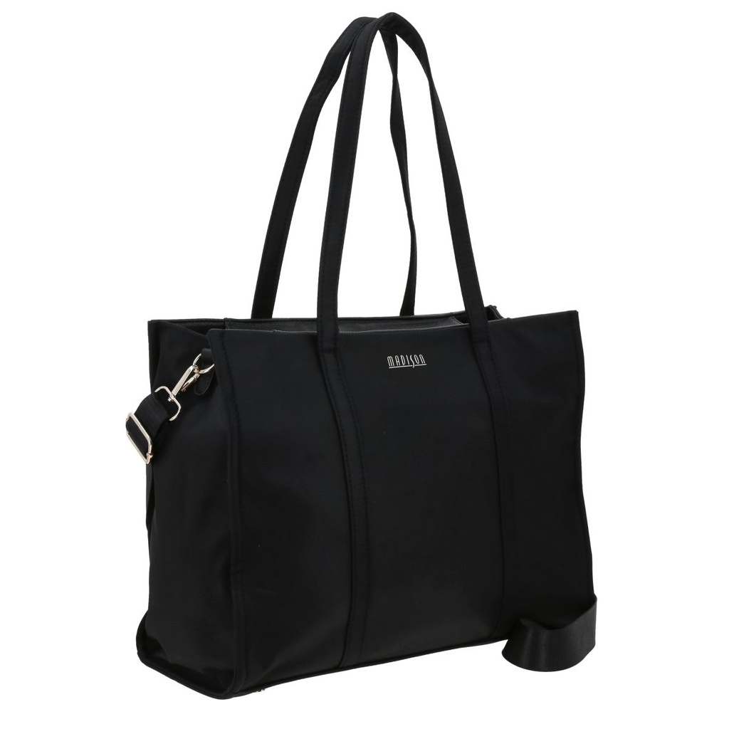 Bolso Tipo Tote Negro Madison Athziry