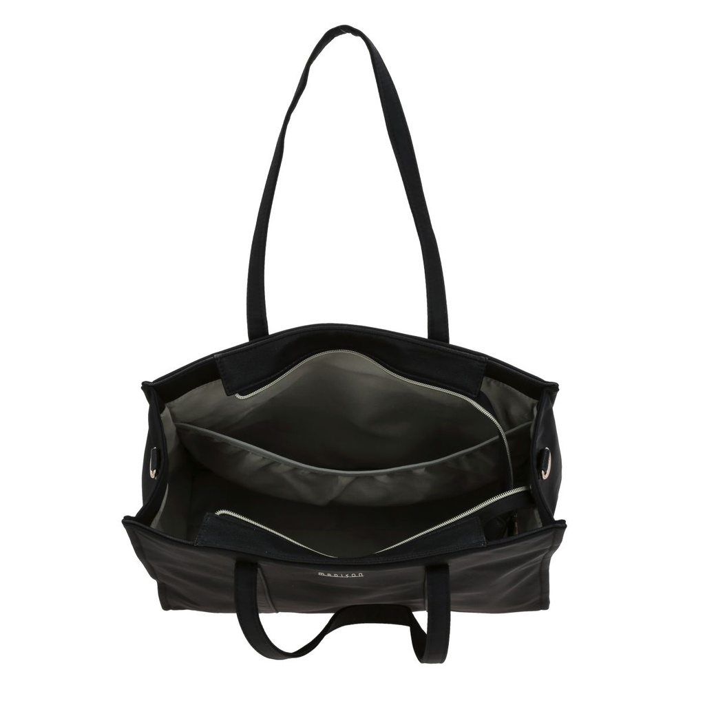 Bolso Tipo Tote Negro Madison Athziry