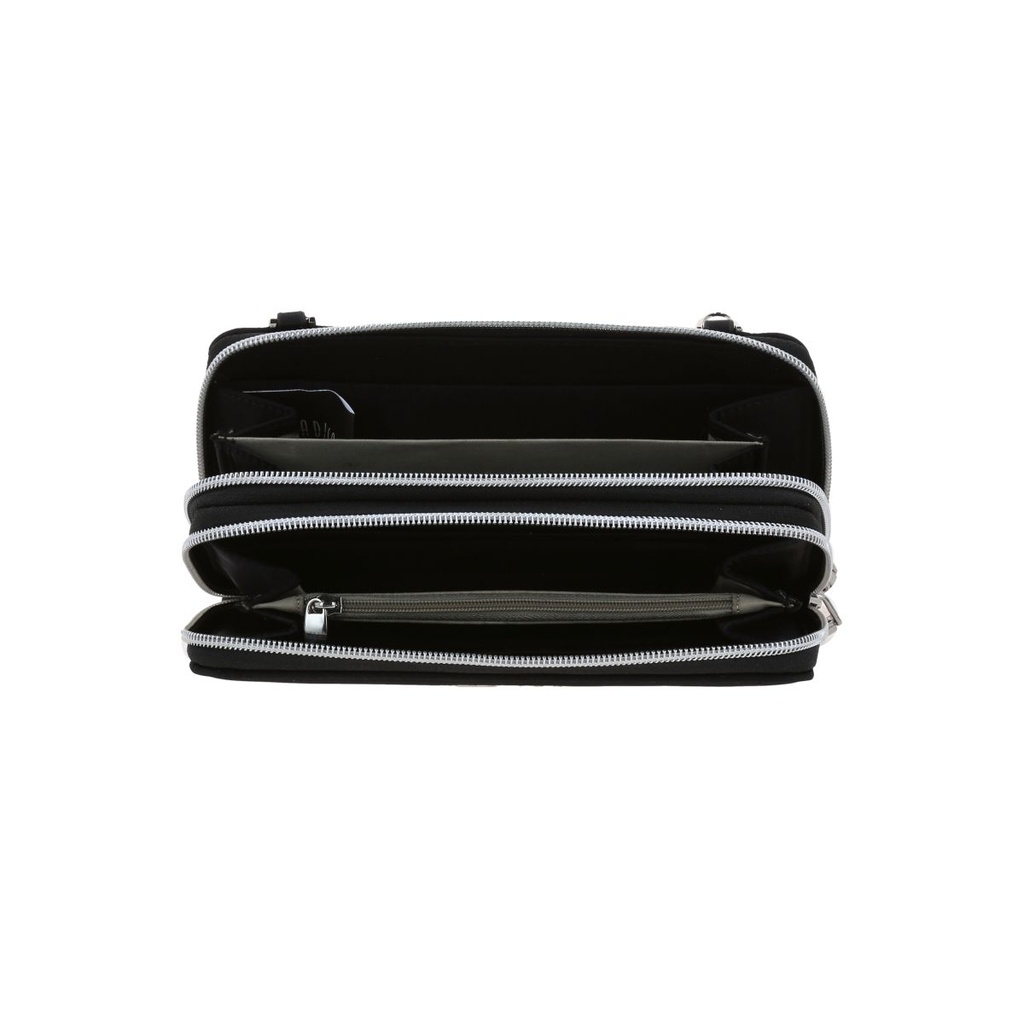 Billetera Grande Para Mujer Color Negro Madison Maritza