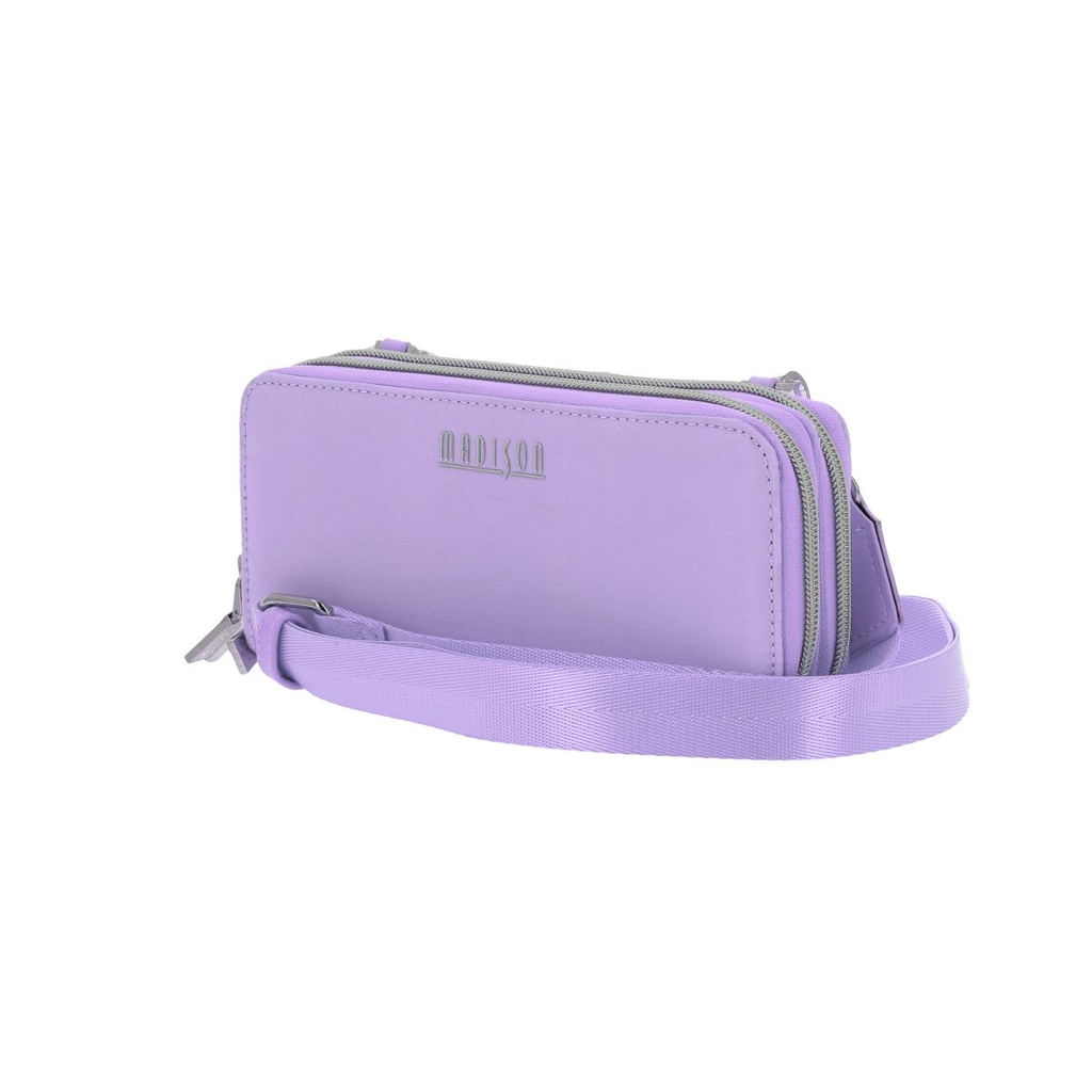 Billetera Grande Para Mujer Color Lila Madison Maritza