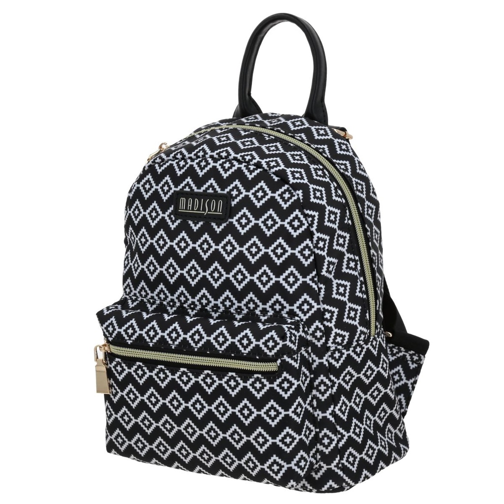 Bolso Tipo Mochila Negra Madison Xochitl