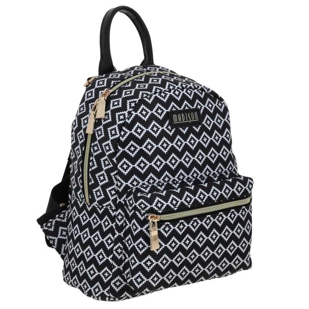 Bolso Tipo Mochila Negra Madison Xochitl