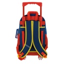 Mochila Con Rodos Grande Azul Mario Bros Gokar