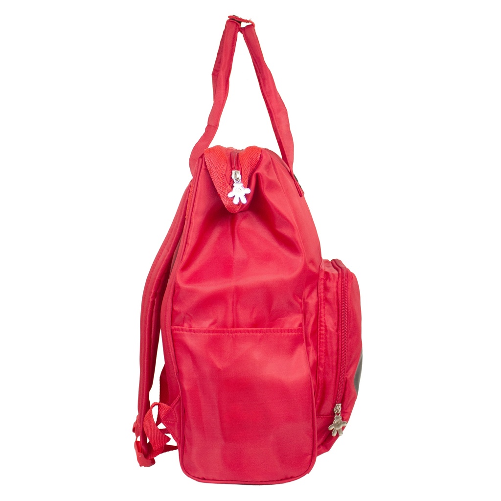 Pañalera Disney Mickey Mouse Tipo Mochila Rojo