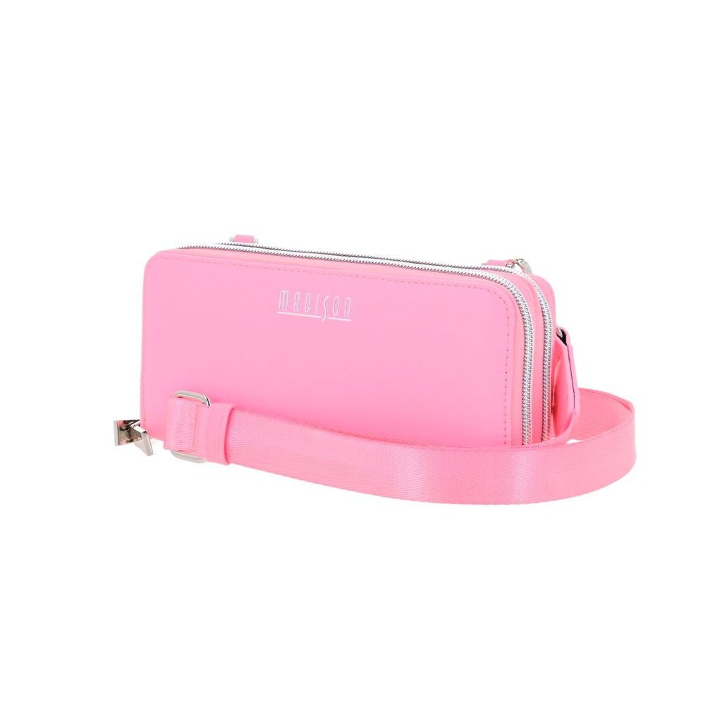 Billetera Grande Para Mujer Color Rosa Madison Maritza