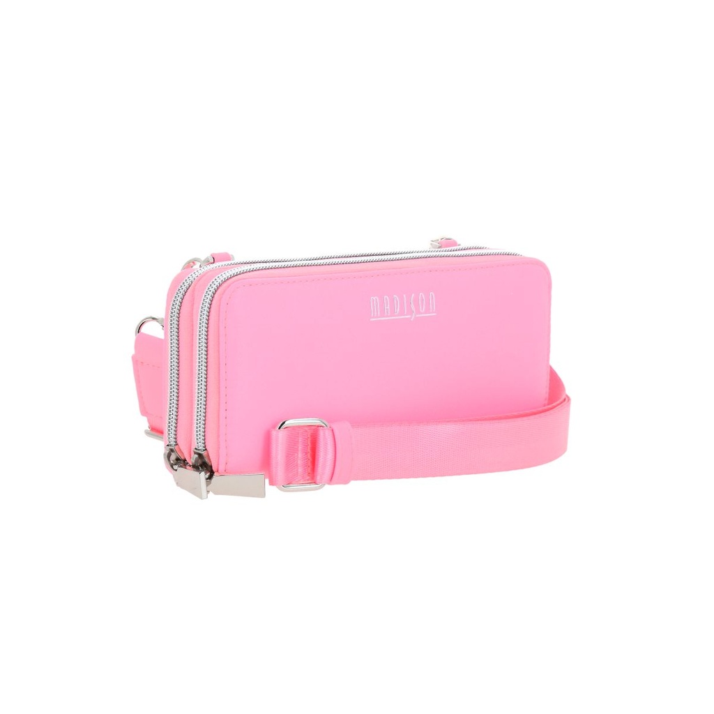 Billetera Grande Para Mujer Color Rosa Madison Maritza