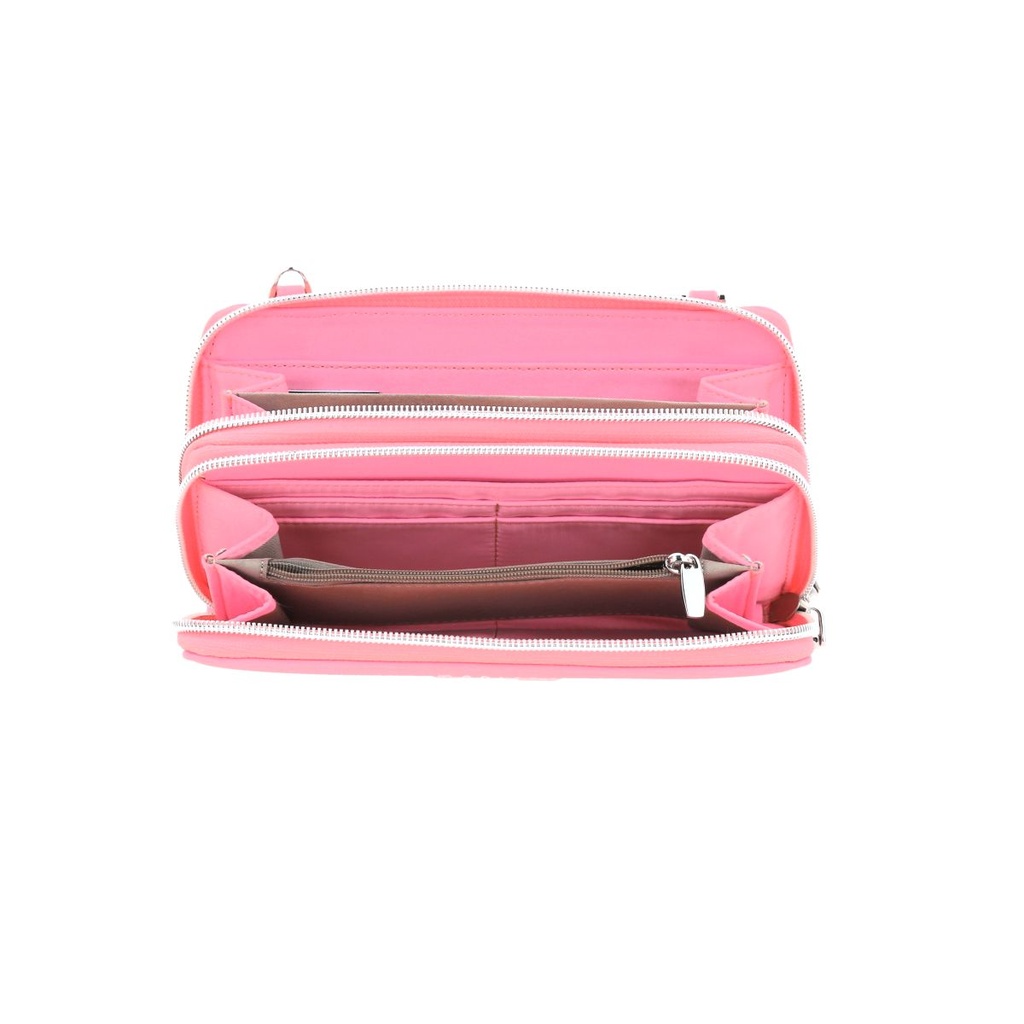 Billetera Grande Para Mujer Color Rosa Madison Maritza