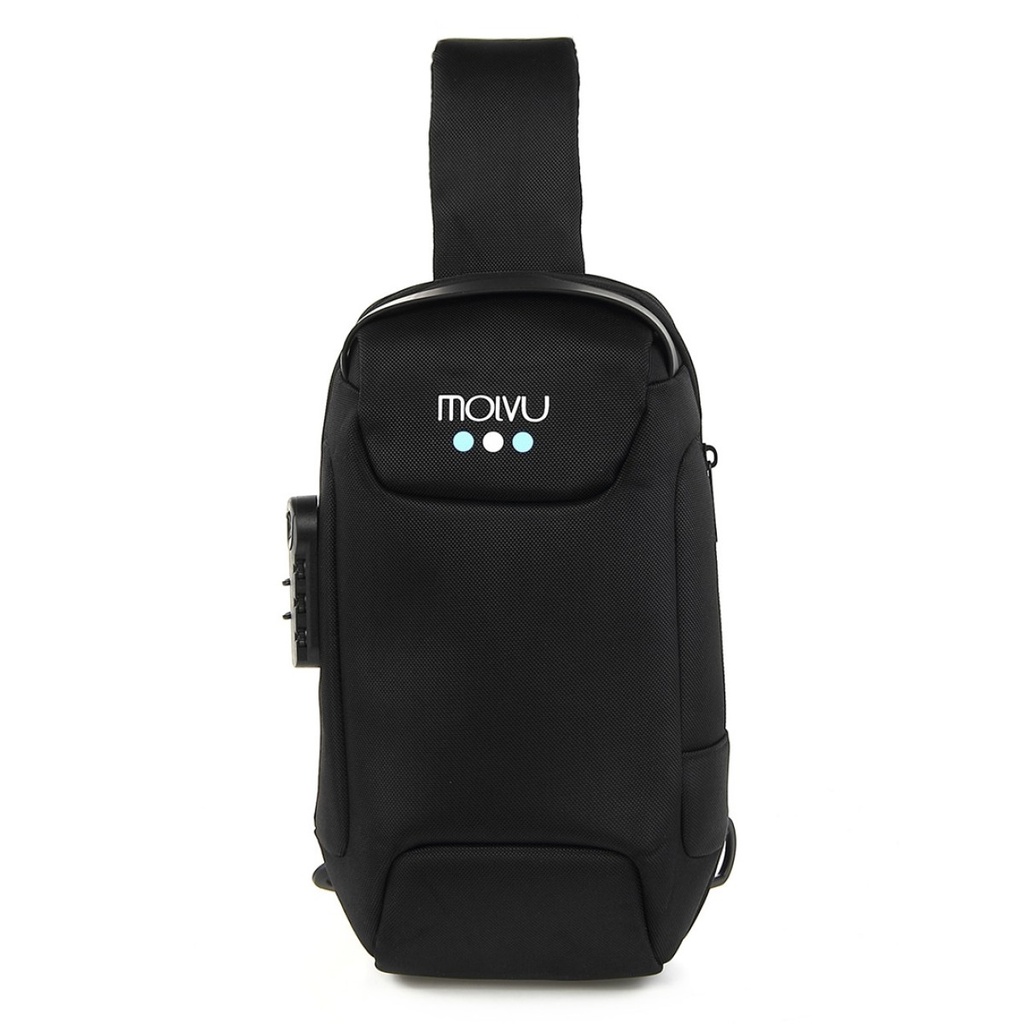 Bolso De Espalda Molvu Go Mini Negro