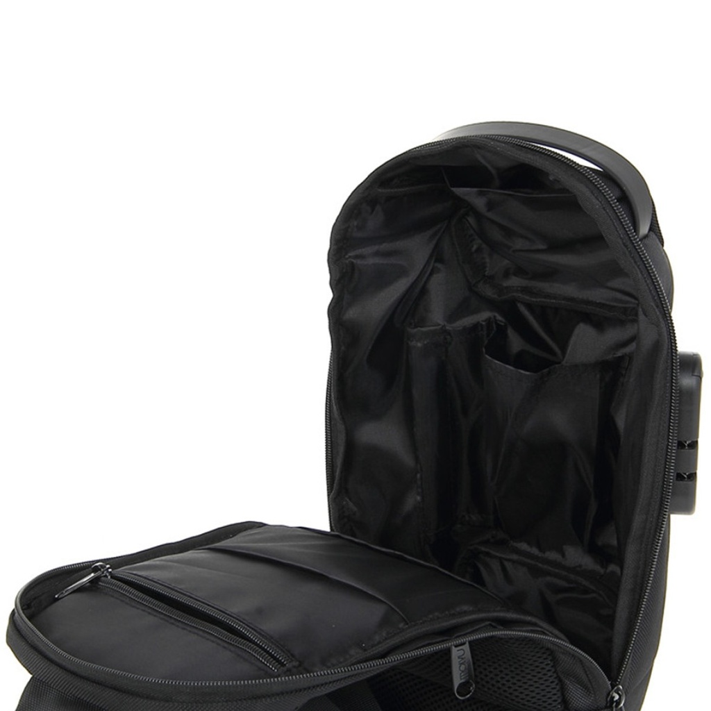 Bolso De Espalda Molvu Go Mini Negro