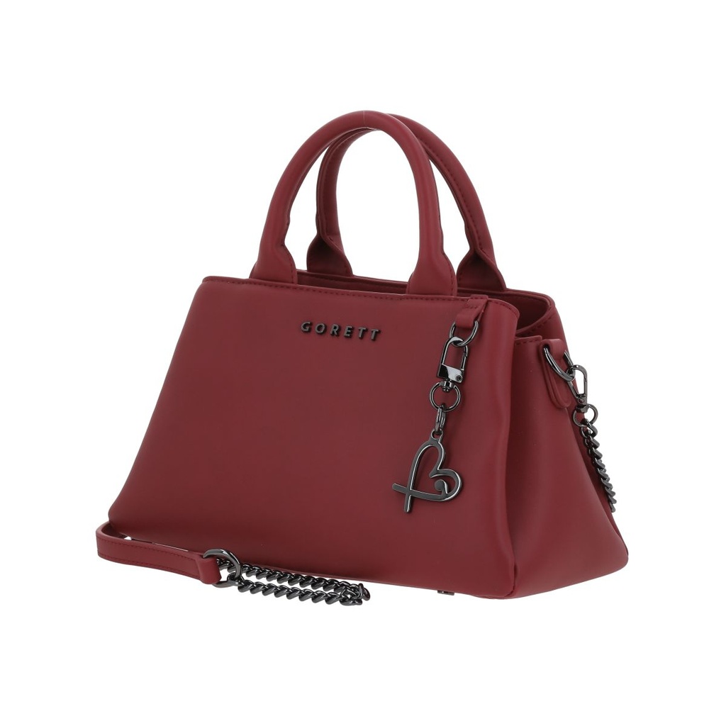 Bolso Satchel Rojo Gorett Cipher 