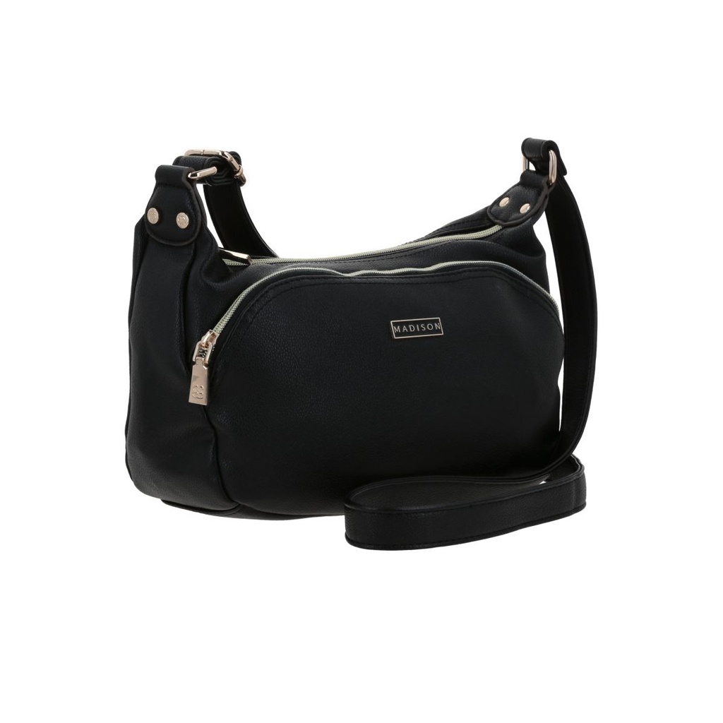 Bolso Bandolero Madison Negro Malana