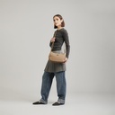 Bolso Bandolero Madison Taupe Malana