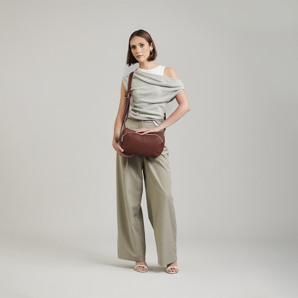 Bolso Bandolero Madison Tinto Malana