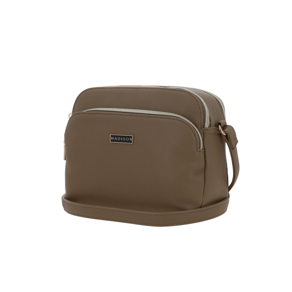 Bolso Bandolero Taupe Madison