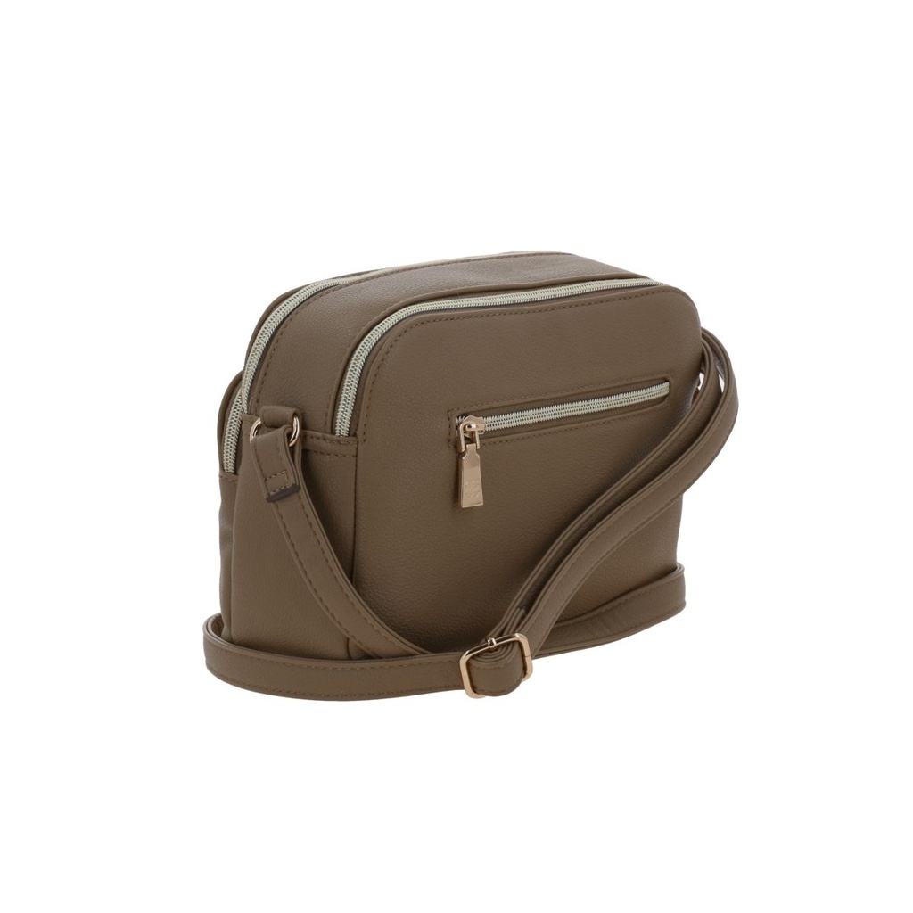 Bolso Bandolero Taupe Madison