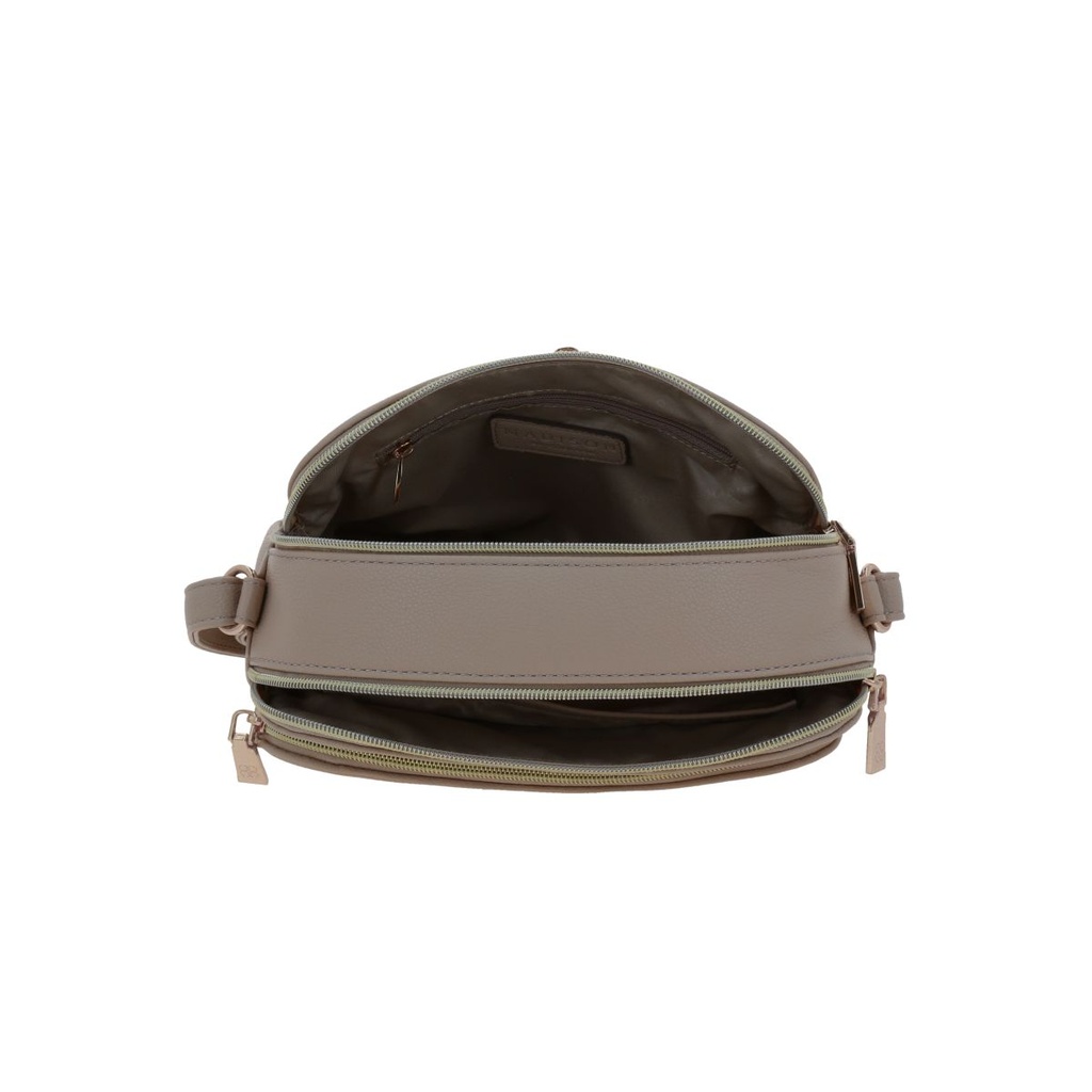 Bolso Bandolero Beige Madison