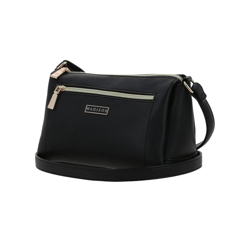 Bolso Bandolero Madison Negro Abi