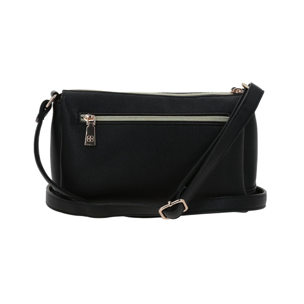 Bolso Bandolero Madison Negro Abi