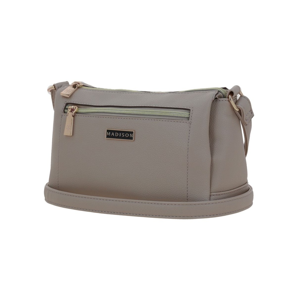 Bolso Bandolero Madison Beige Abi