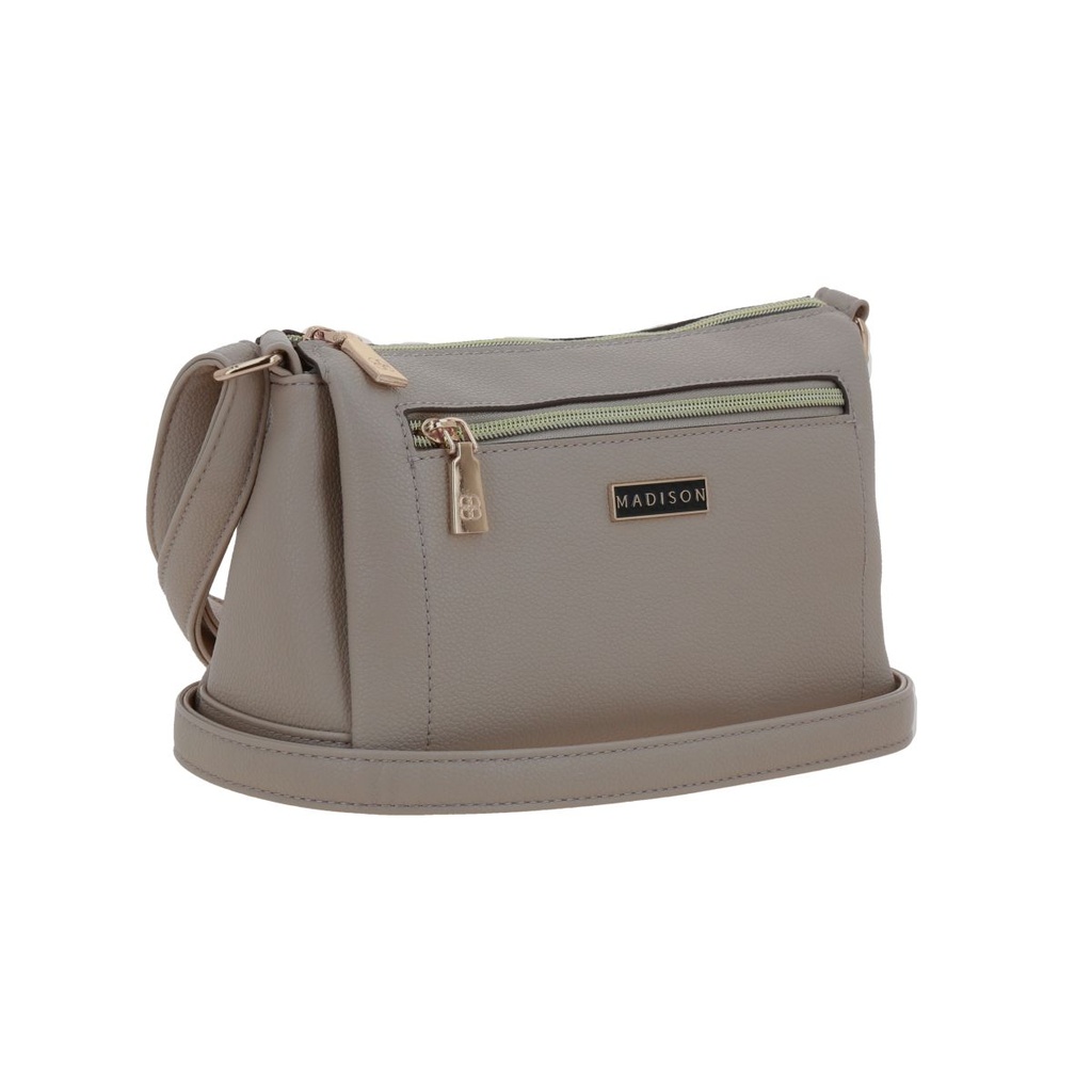 Bolso Bandolero Madison Beige Abi