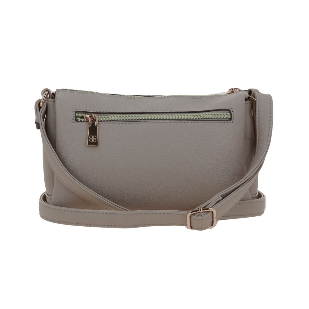 Bolso Bandolero Madison Beige Abi