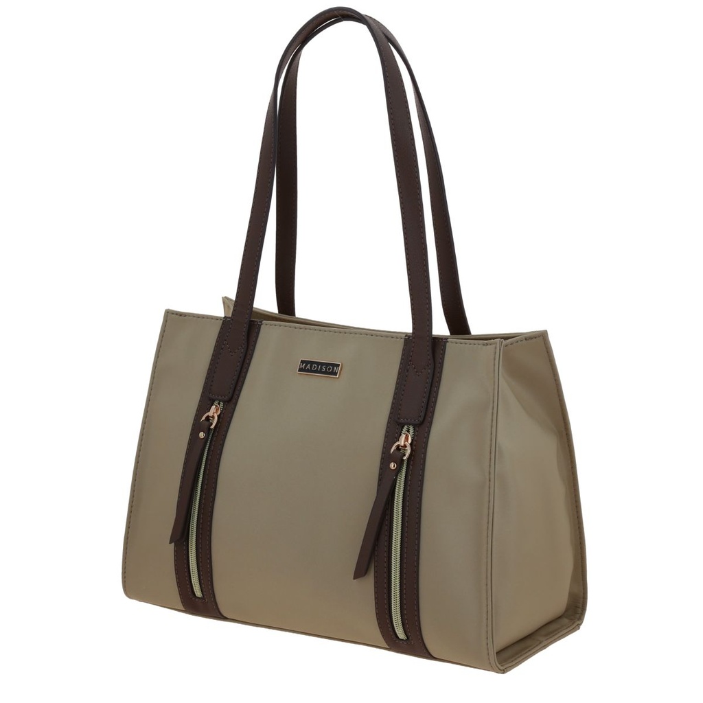 Bolso Tote Taupe Madison Felicia