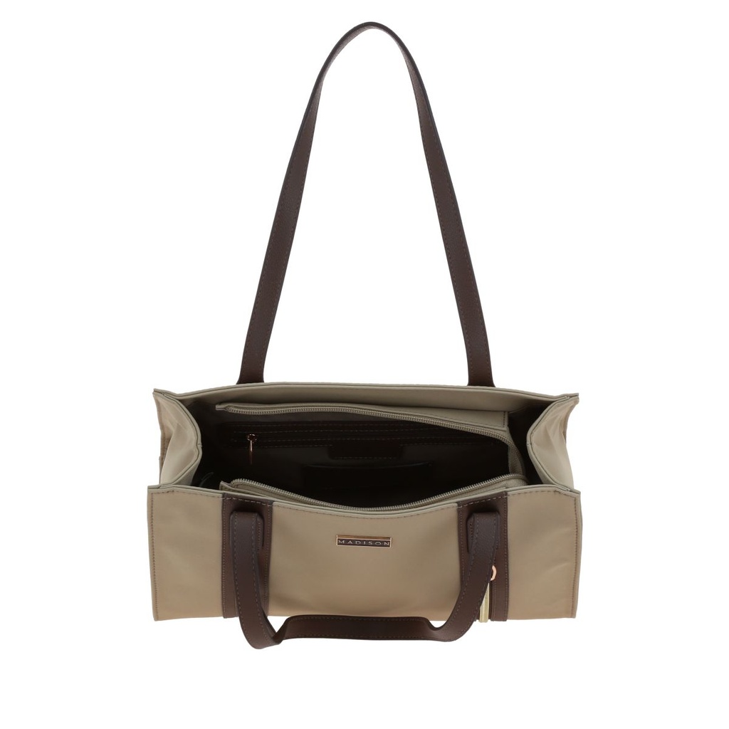 Bolso Tote Taupe Madison Felicia