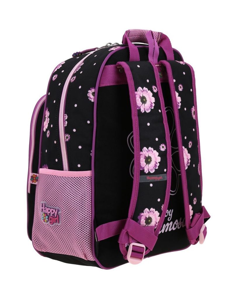 Mochila Chenson Happy Girl Floral Púrpura
