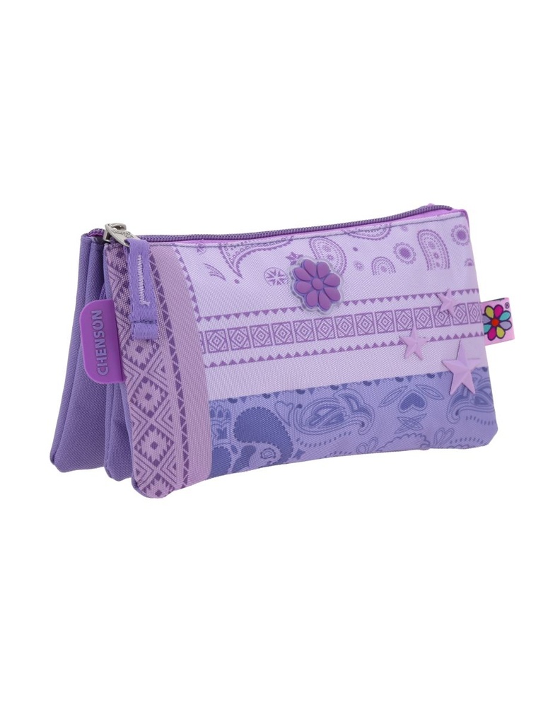  Portalápiz Chenson Morado Happy Girl Cowli