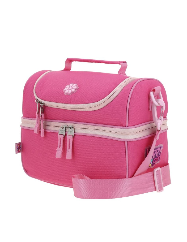 Lonchera Rosa Happy Girl Strong 